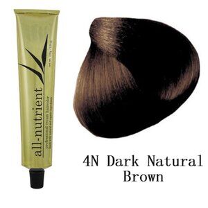 All-Nutrient Permanent Cream Hair Color - 4N Dark Natural Brown